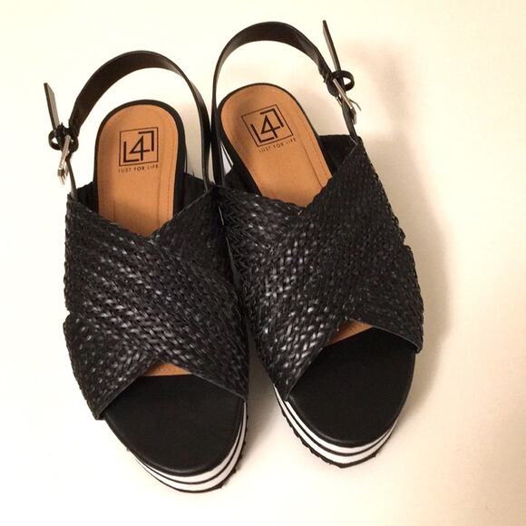 Lust 4 Life summer wedged Sandals size 7.5 & 8.5 - Picture 7 of 8